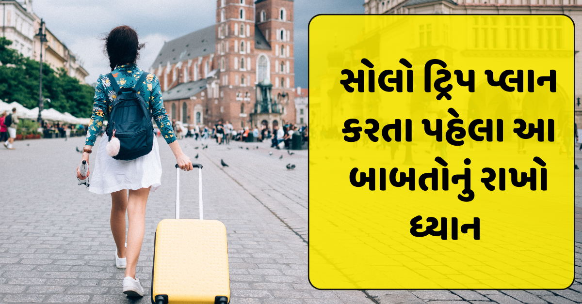 Travel Tips: જો તમે સોલો ટ્રિપનું પ્લાનિંગ કરી રહ્યા છો તો આ બાબતોનું ખાસધ્યાન રાખો, મુસાફરી સરળ બનશે